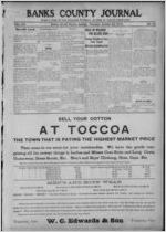 Banks County journal, 1913 October 23