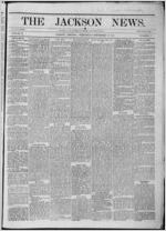 The Jackson news, 1882 September 27