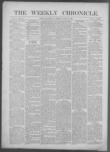 The Weekly chronicle, 1891 July 24
