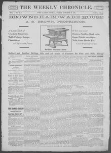 The Weekly chronicle, 1891 October 16
