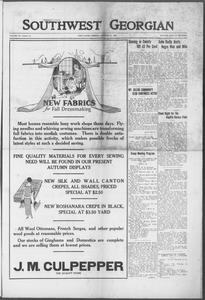 The Southwest Georgian, 1923 October 11