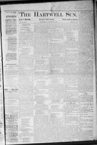 The Hartwell sun, 1882 November 18