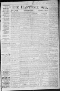 The Hartwell sun, 1882 November 25