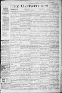 The Hartwell sun, 1883 March 17