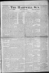 The Hartwell sun, 1883 June 9