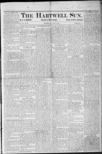 The Hartwell sun, 1883 July 14