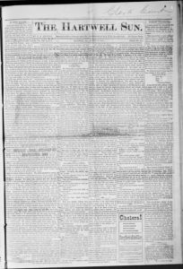 The Hartwell sun, 1883 August 18
