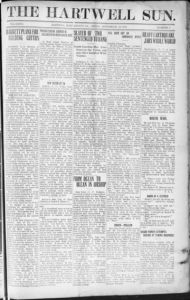 The Hartwell sun, 1911 September 22