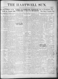 The Hartwell sun, 1912 August 16