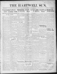 The Hartwell sun, 1913 August 15