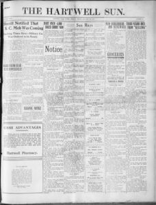 The Hartwell sun, 1915 January 1