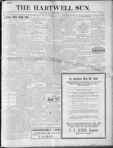 The Hartwell sun, 1915 May 14