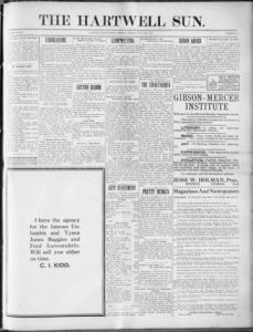 The Hartwell sun, 1915 June 25