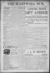 The Hartwell sun, 1916 December 8