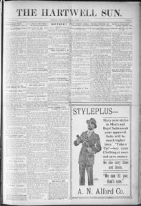 The Hartwell sun, 1918 April 19