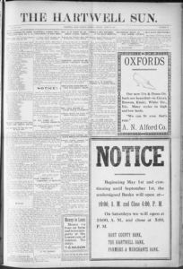 The Hartwell sun, 1918 April 26