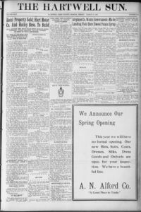 The Hartwell sun, 1920 March 12