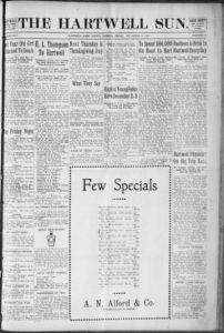 The Hartwell sun, 1920 November 19