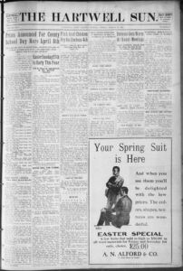 The Hartwell sun, 1921 March 25