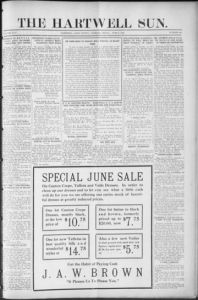 The Hartwell sun, 1922 June 9