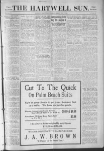 The Hartwell sun, 1922 July 7