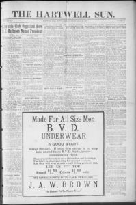 The Hartwell sun, 1922 July 28