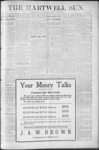 The Hartwell sun, 1922 August 4