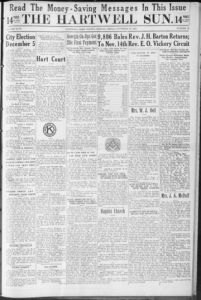 The Hartwell sun, 1923 November 30