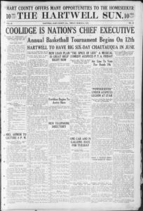 The Hartwell sun, 1925 March 6