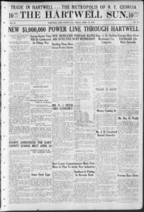 The Hartwell sun, 1925 April 10