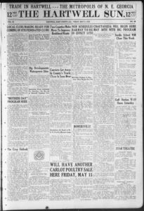 The Hartwell sun, 1925 May 8