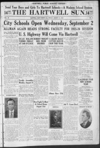 The Hartwell sun, 1925 August 14