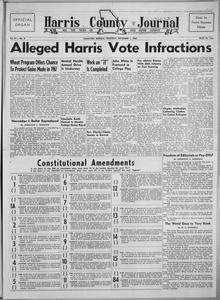 Harris County journal, 1962 November 1