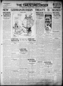 Americus times-recorder, 1922 April 17