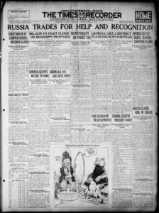 Americus times-recorder, 1922 April 21