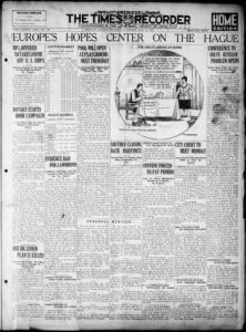 Americus times-recorder, 1922 June 15