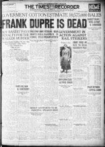 Americus times-recorder, 1922 September 1