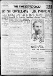 Americus times-recorder, 1922 October 9