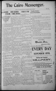 The Cairo messenger, 1904 July 29