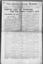 The Henry County weekly, 1917 November 9