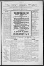 The Henry County weekly, 1923 August 31