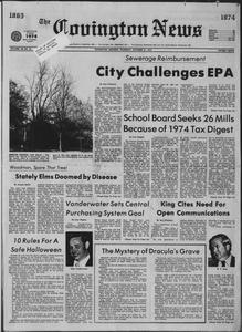 The Covington news, 1974 October 31