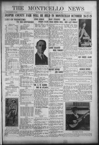 The Monticello news, 1922 October 20