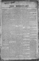 The missionary, 1821 March 2