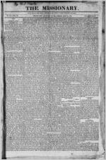 The missionary, 1821 May 25
