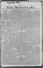 The missionary, 1821 July 18