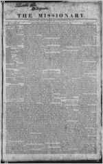 The missionary, 1821 August 20