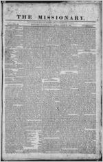 The missionary, 1821 August 27