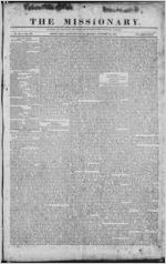 The missionary, 1821 October 22