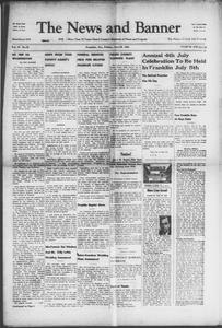 The News and banner, 1954 June 25